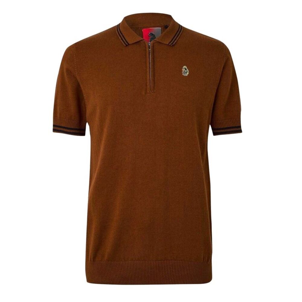 Luke 1977 Mens Short-Sleeved Polo Shirt / Tobacco